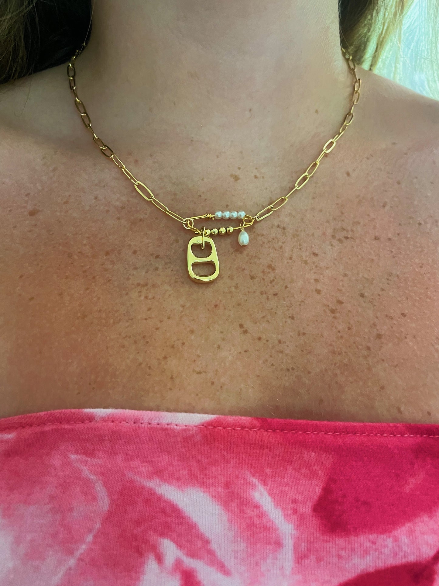 Ocean Trinket Charm Necklace