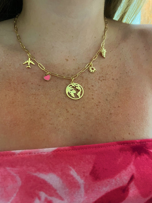 Sol Voyage Charm Necklace