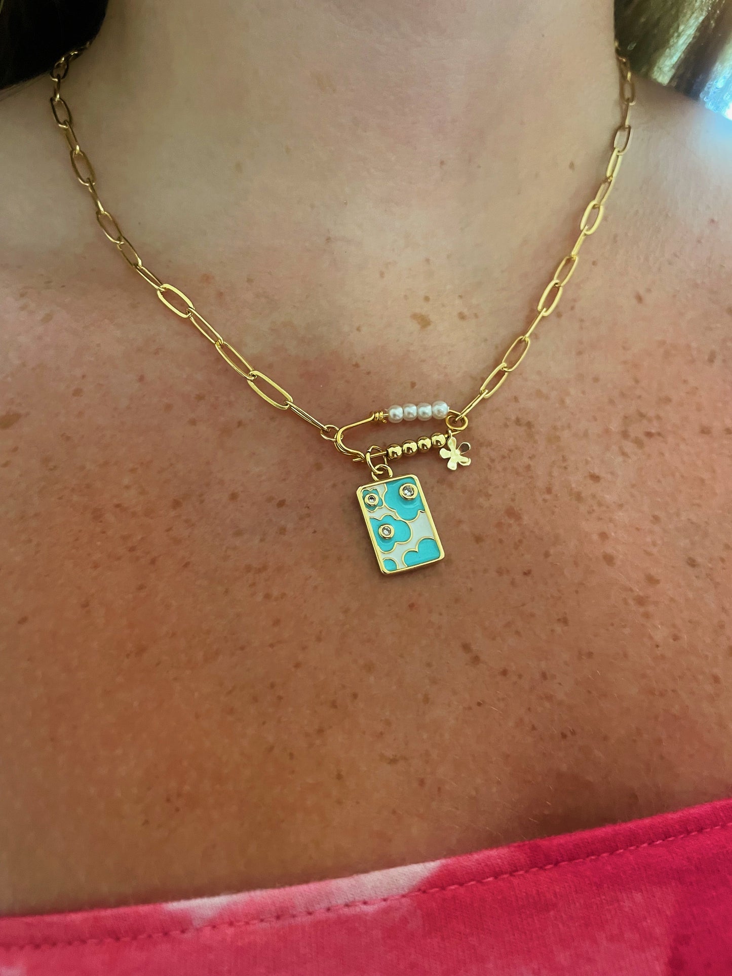 Blooming Seaside Charm Necklace