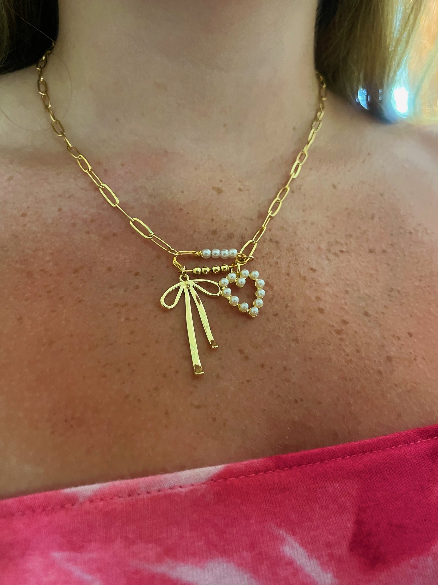 Love Knot Charm Necklace