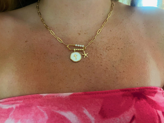Coastal Faith Charm Necklace