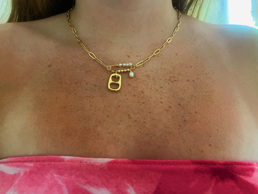 Ocean Trinket Charm Necklace