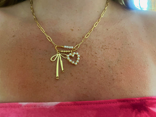 Love Knot Charm Necklace