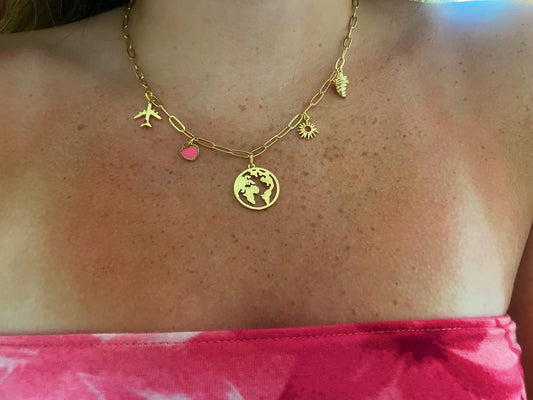 Sol Voyage Charm Necklace